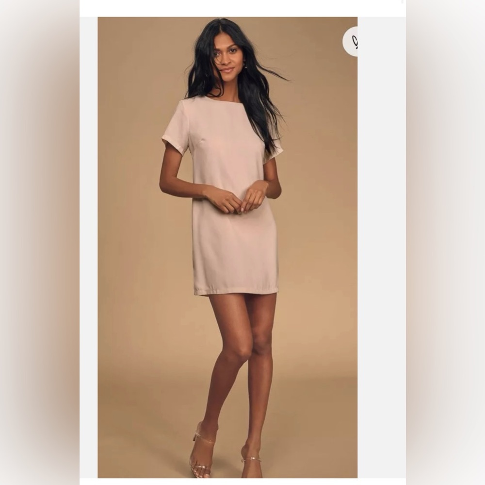 Lulu’s dress size XS Shift and Shout Blush Pink Shift Dress 🩷🩷Perfect